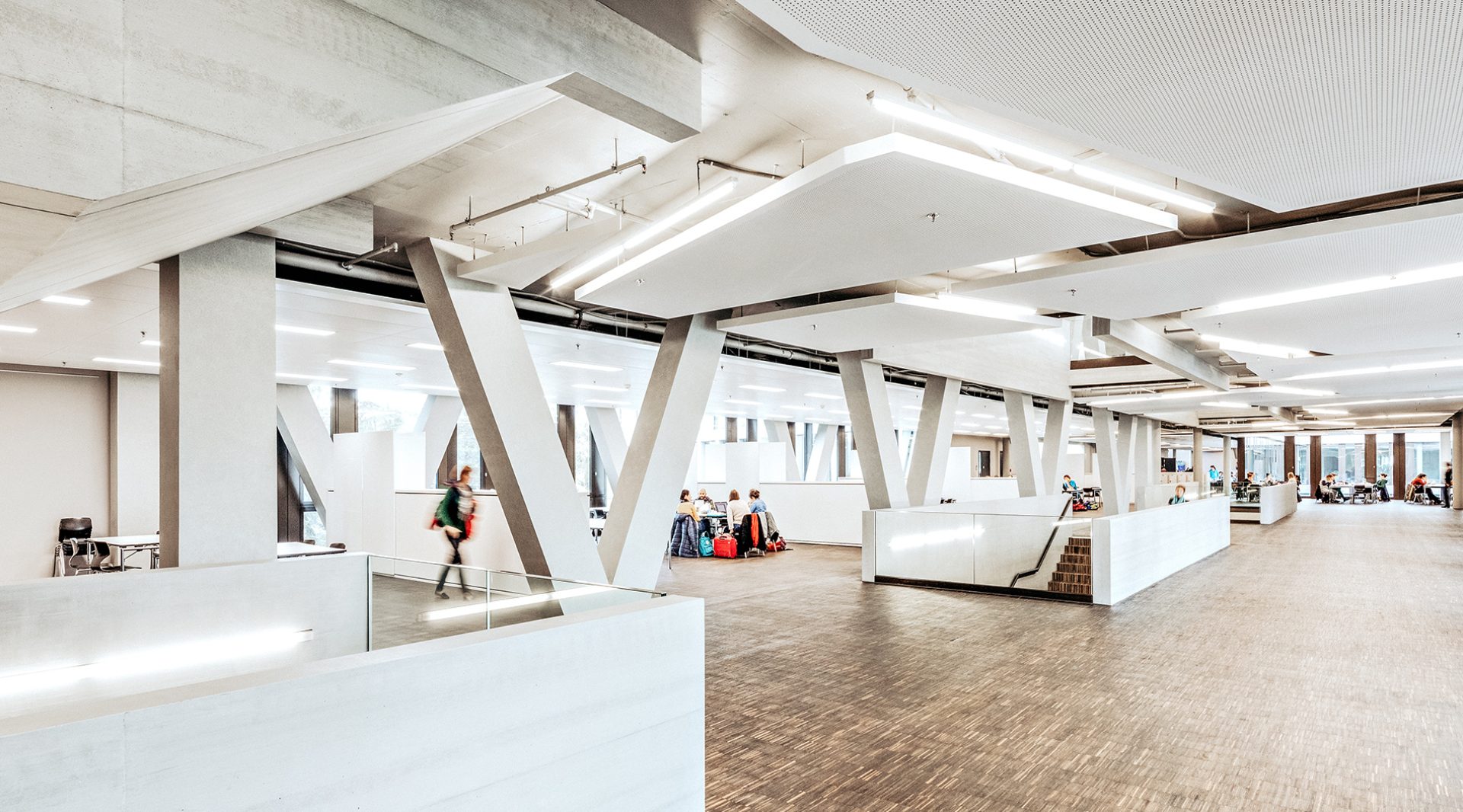 Ein Flur auf dem FHNW Campus Brugg-Windisch