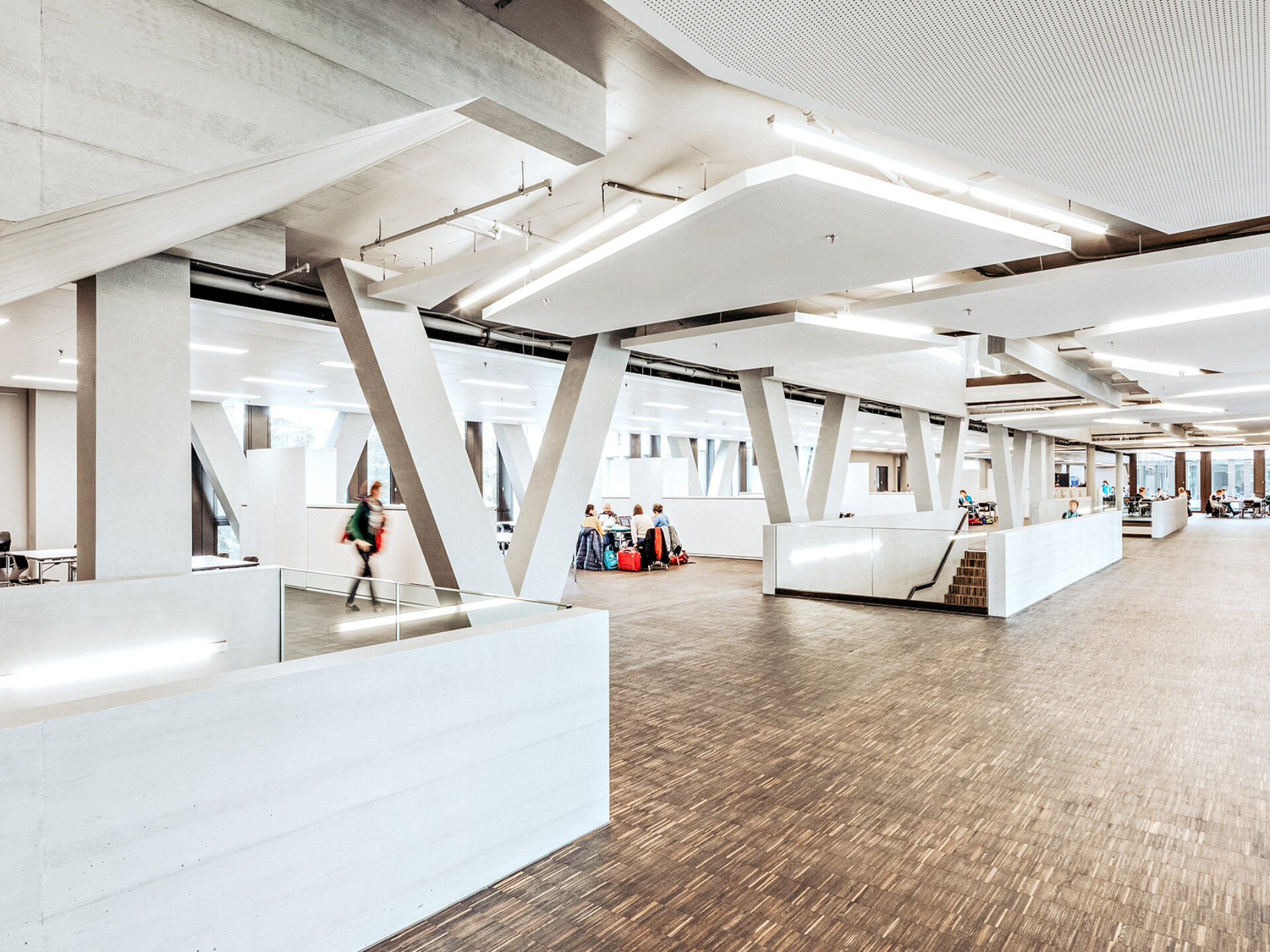 Ein Flur auf dem FHNW Campus Brugg-Windisch